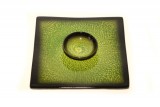 Green Square Plate With Dipping Bowl image