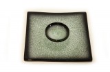 Grey Green Square Plate With Dipping Bowl image