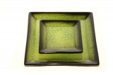 Large And Small Green Square Plate image